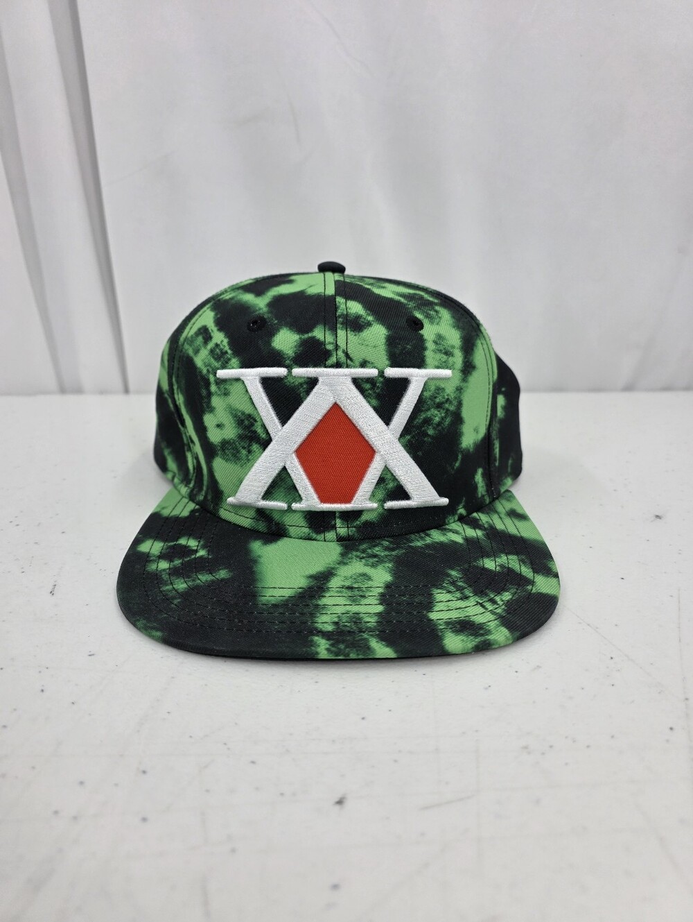 Hunter X Hunter Association‎ Anime Snapback Cap Tie Dye Green Black Embroidered.